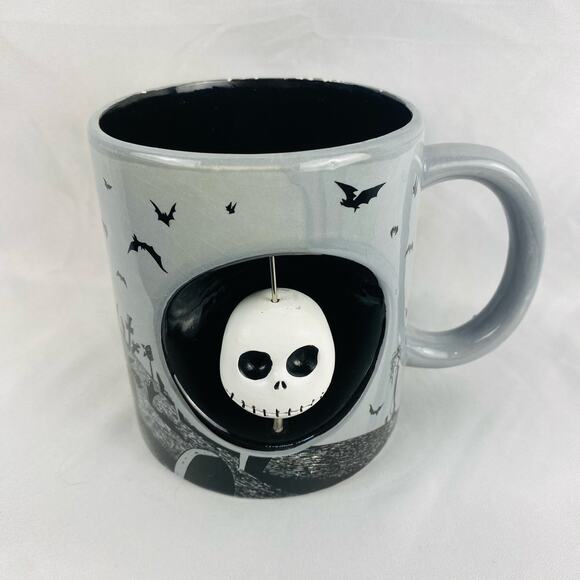Nightmare‎ Before Christmas Jack Skellington Large Unique Mug Disney Tim Burton - Picture 1 of 7